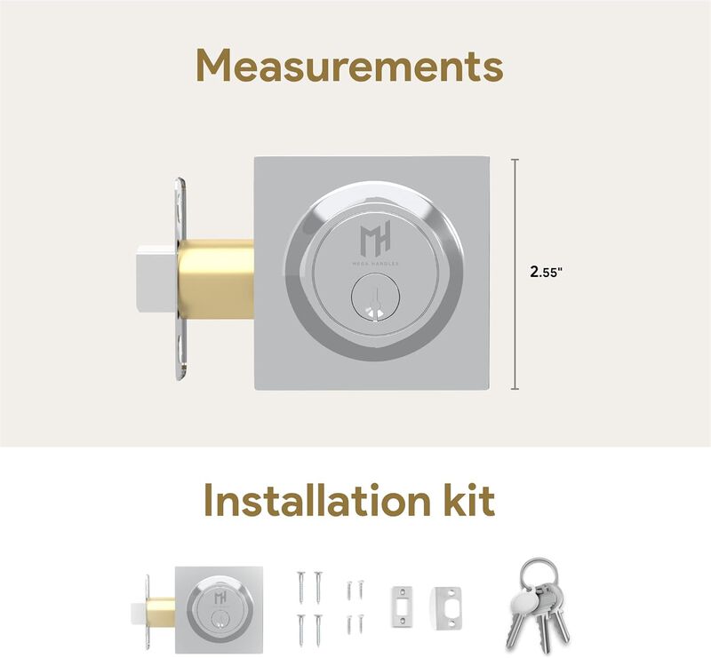 Mega Handles | Robell Square Deadbolt