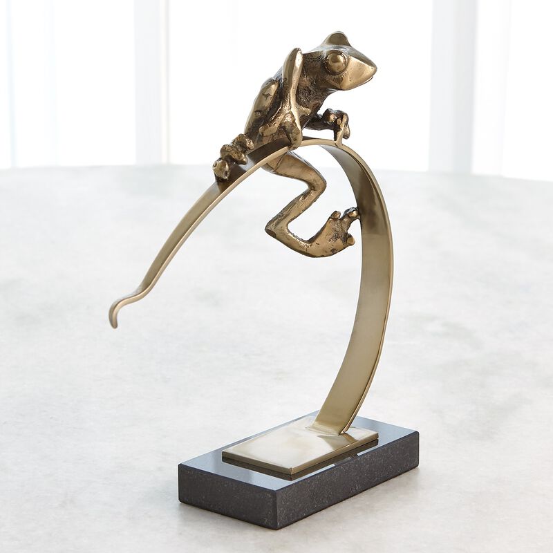 Frog On Reed