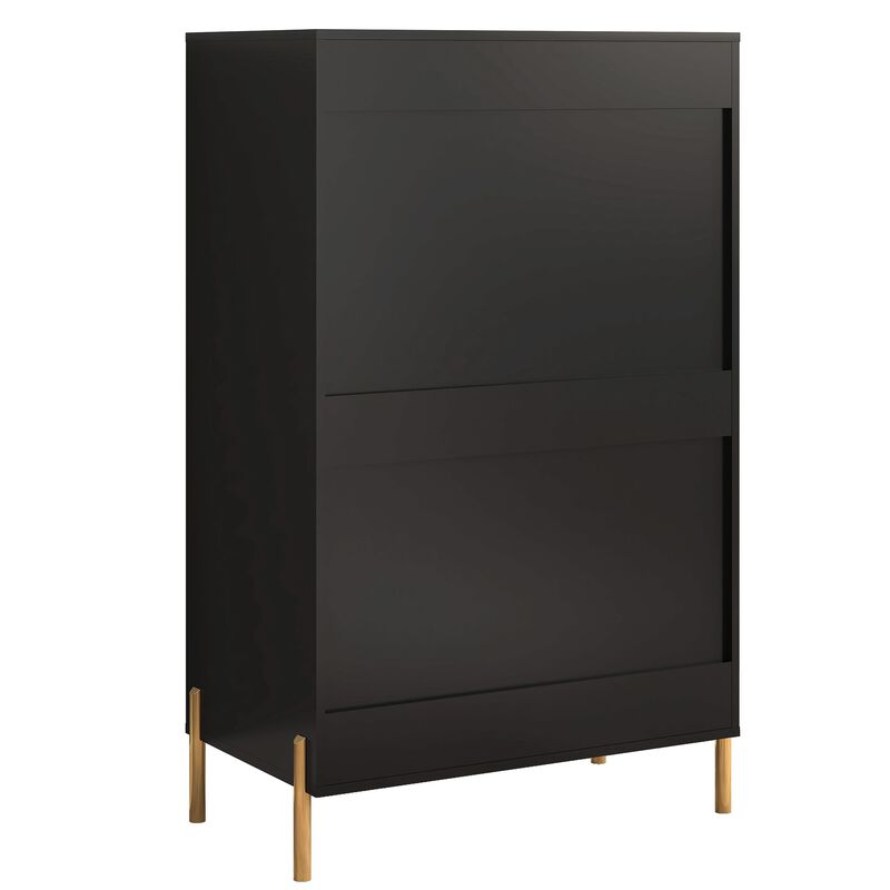 FESTIVO Modern 30" 5-Drawer Dresser Chest with Metal Handles
