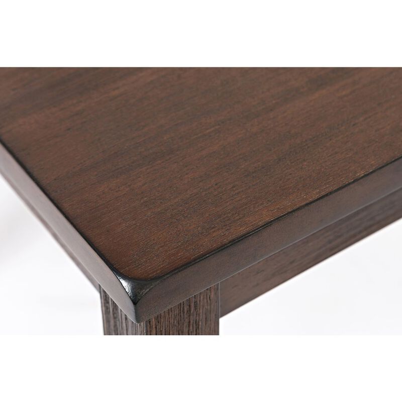 Jofran Walnut Creek 5 Pack Dining Set - Counter Height Table with 4 Stools