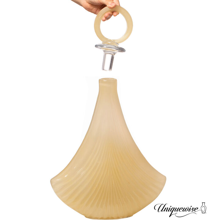 Unique 20-Inch Decanter Glass Vase