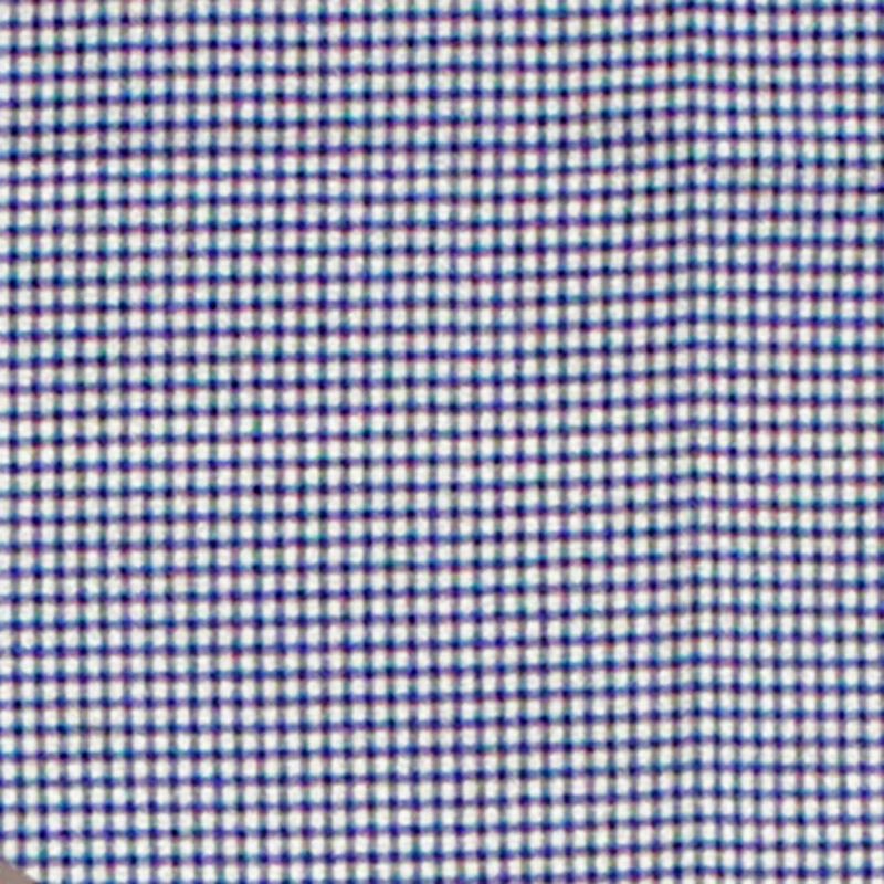 RLF Home Cornice Stylish Classic Small Check Croswell Window Valance 3" Rod Pocket 50" X 17" Blue