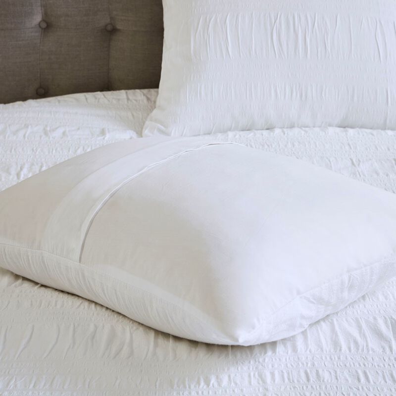 Gracie Mills Stephenson Elegant Seersucker Stripe Duvet Cover Set
