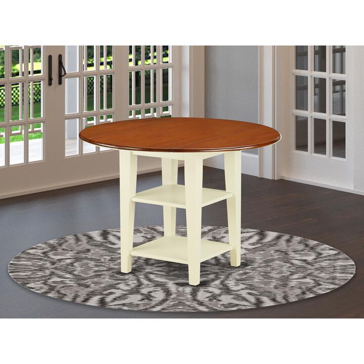 Dining Table Buttermilk & Cherry