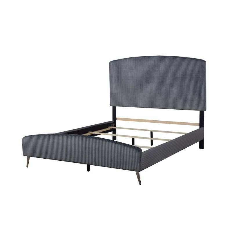 New Classic Furniture Kailani Wood Queen Bed, Gray