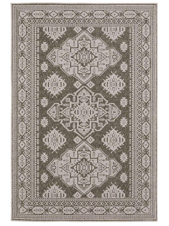 Intrigue 3'10" x 5'5" Grey Rug