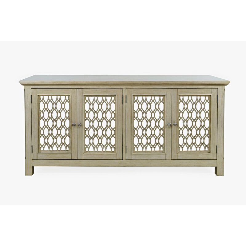 Jofran Isabella 69 Luxury Mirrored Sideboard Storage Cabinet