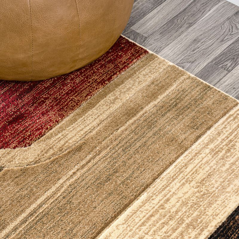 Tamara Retro Abstract Arches Area Rug