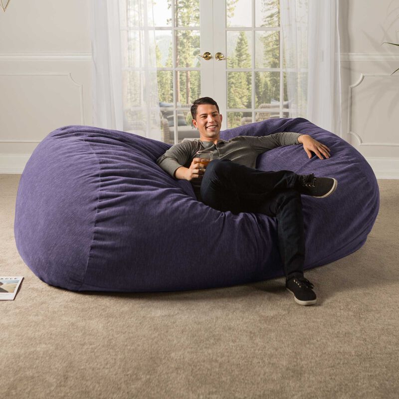 Jaxx 7 Foot Giant Bean Bag Sofa - Premium Chenille