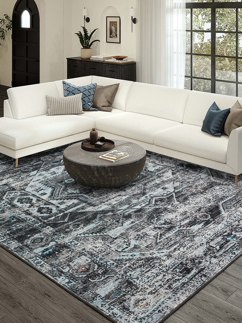 Jericho JC5 Steel 3' x 5' Rug
