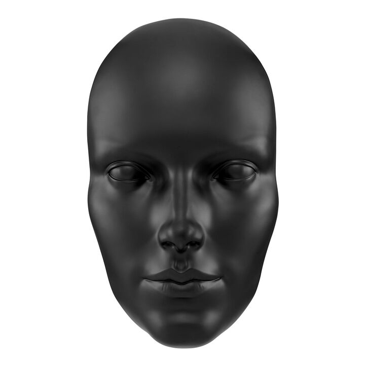 Sumerian Feminine Face Sculpture Resin Handmade