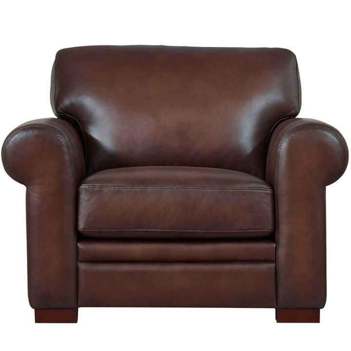 Brookfield Top Grain Leather Chair