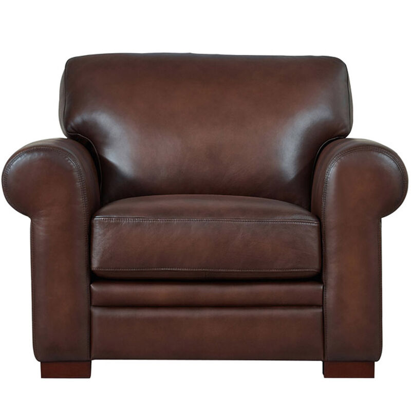 Brookfield Top Grain Leather Chair