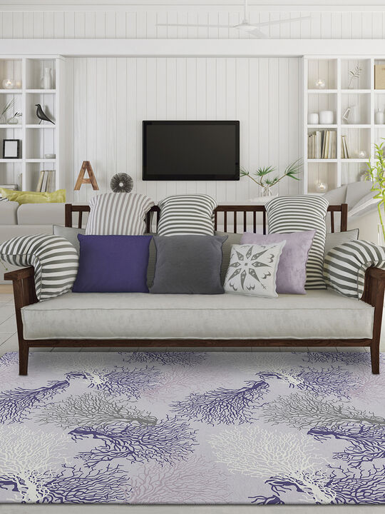 Seabreeze SZ3 Lavender 10' x 14' Rug