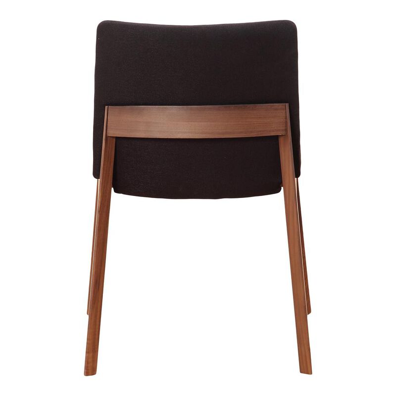 Moe's Home Collection Deco Dining Chair Black-Set Of Two