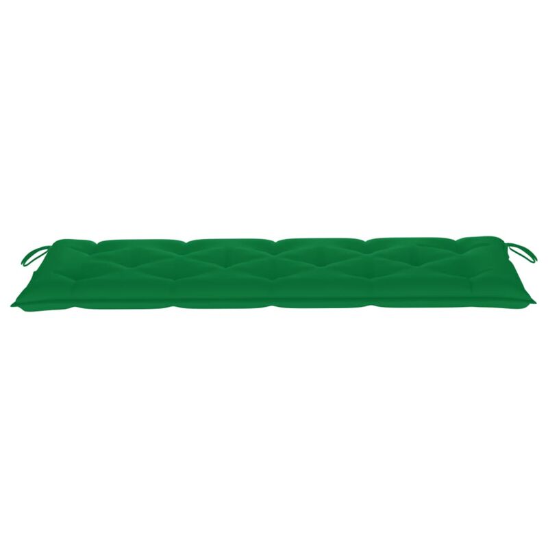 vidaXL Garden Bench Cushion Green 59.1"x19.7"x2.8" Fabric