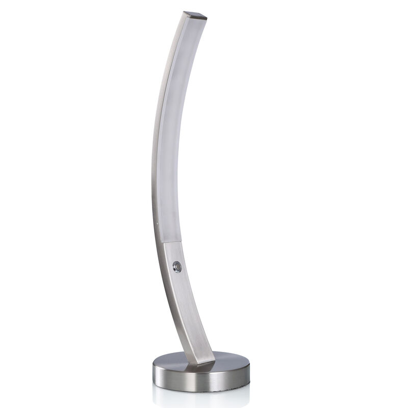 Brushed Steel LED Desk Lamp
