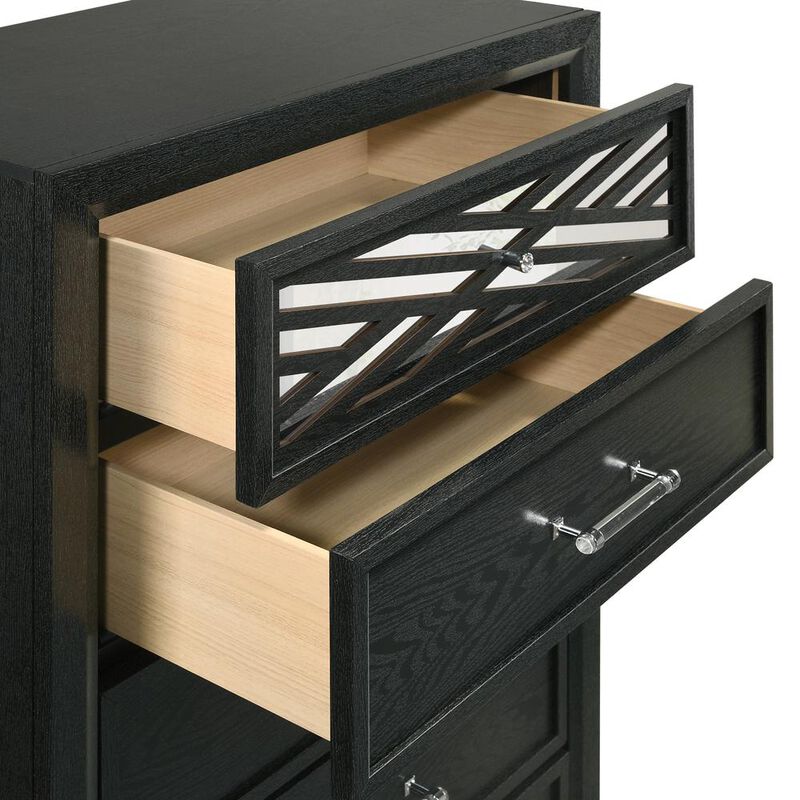 New Classic Furniture Obsidian Chest-Black