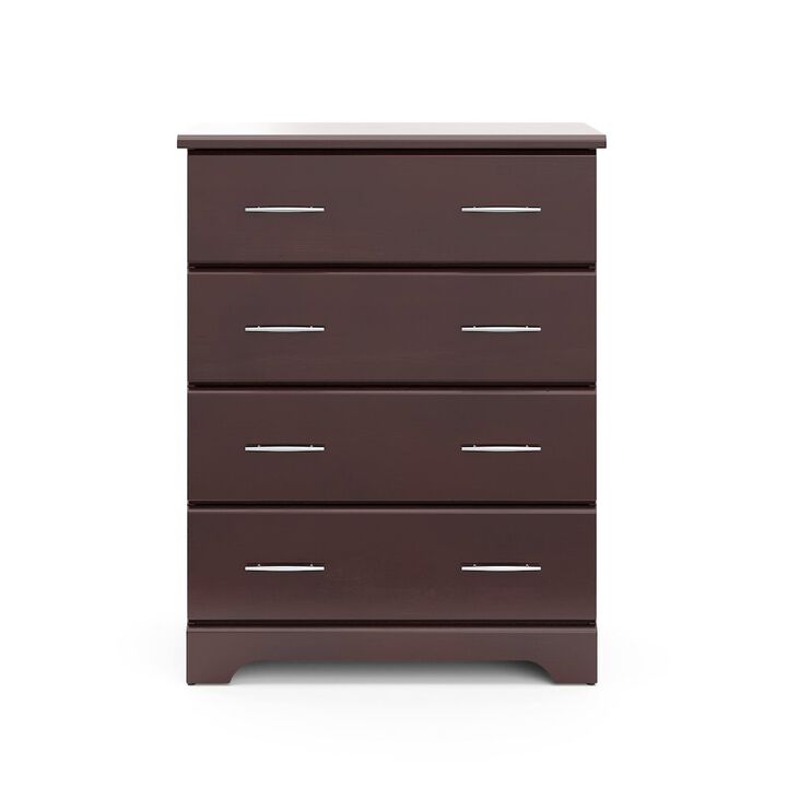 Storkcraft Brookside 4 Drawer Chest (Espresso) – GREENGUARD Gold Certified