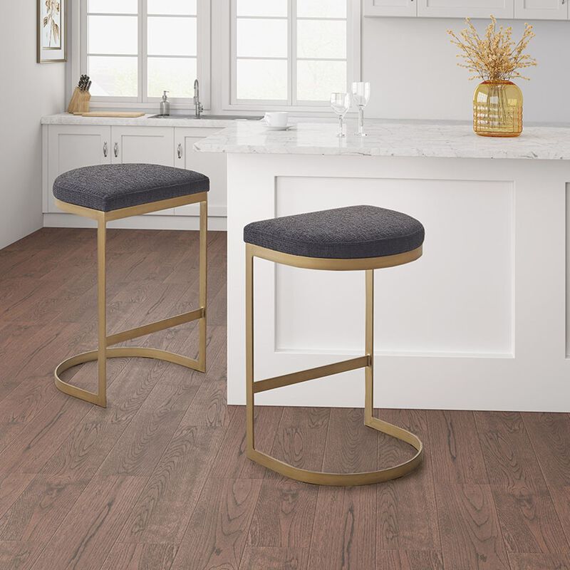 Gracie Mills Julene Contemporary Elegance Counter Stool