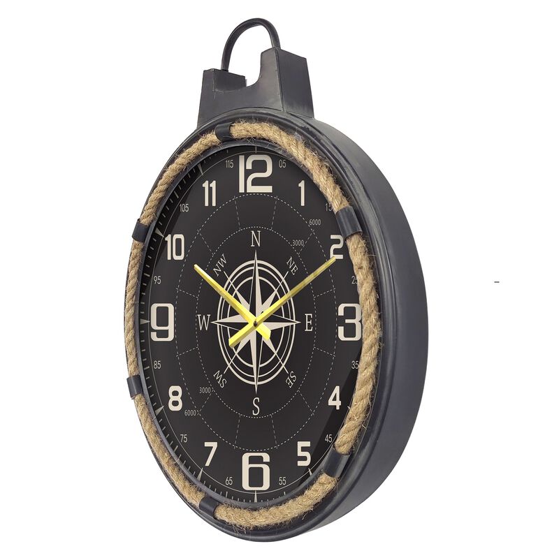 Pocket Watch Style Metal Wall Clock
