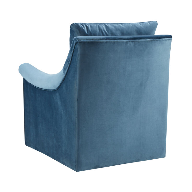 Gracie Mills Miriam Upholstered Swivel Accent Chair