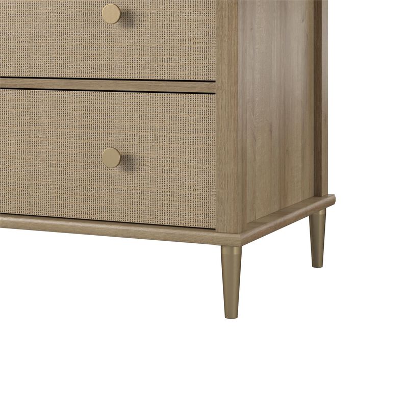 Shiloh Wide 6 Drawer Convertible Dresser & Changing Table