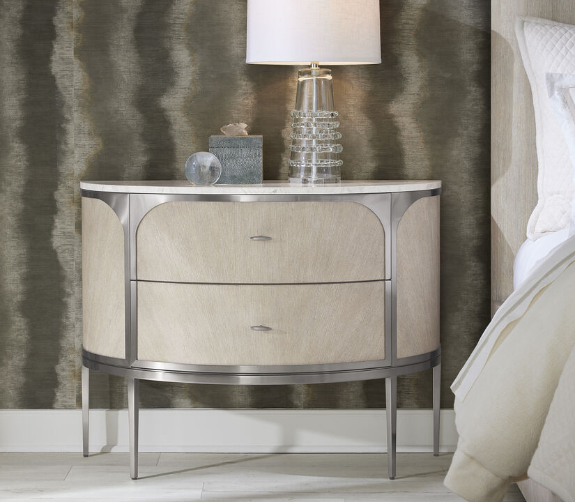 Modern Mood Two Drawer Nightstand