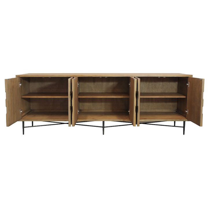Alex Hamilton Samara 6-Door Sideboard - Natural