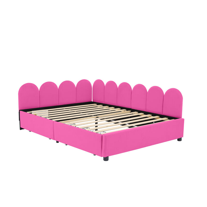 Merax Upholstered Daybed with 2 Drawers
