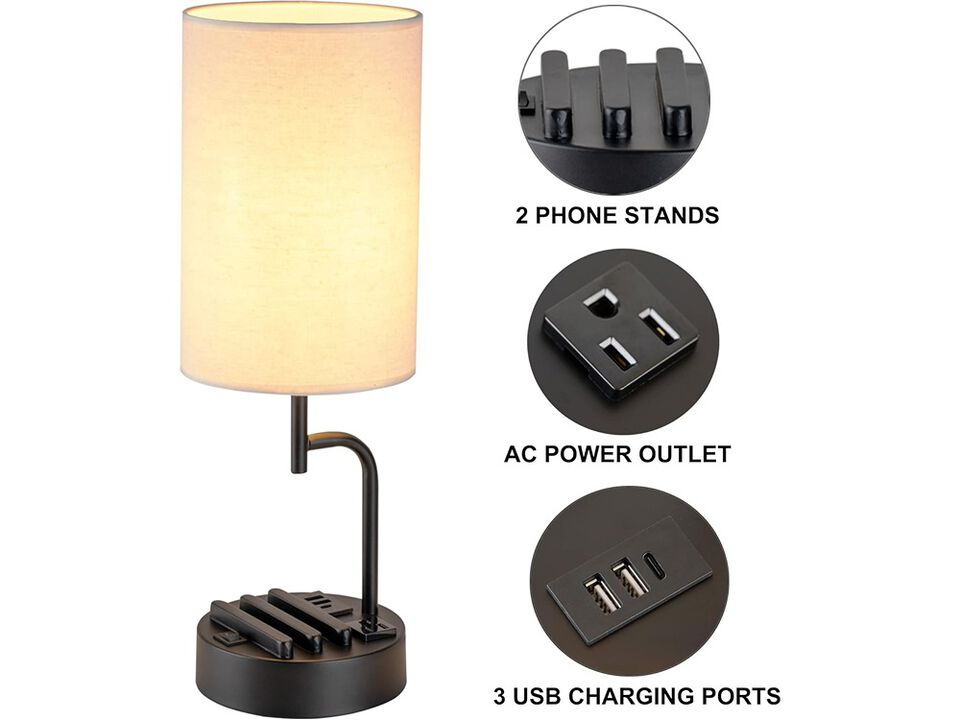 Perfect Bedside Lamp for Bedroom (Pack of 2)