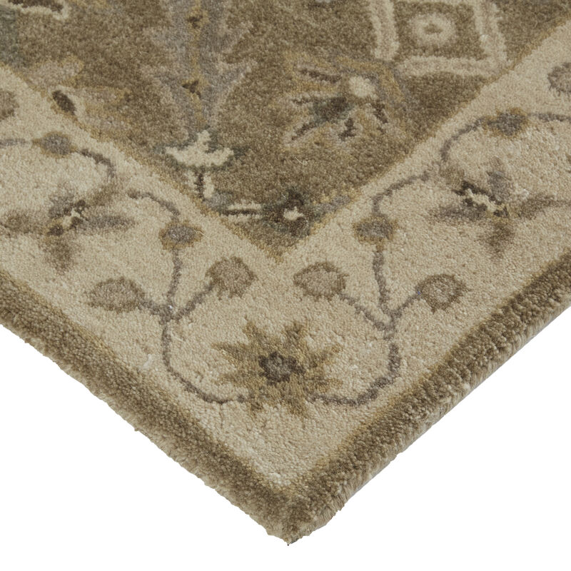 Eaton 8424F Green/Brown/Taupe 5' x 8' Rug