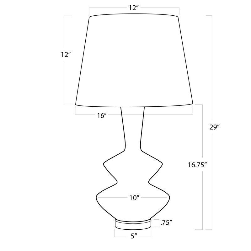 Poe Metal Table Lamp