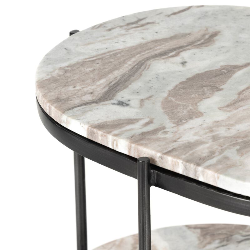 Felix Oval Nightstand in Canyon
