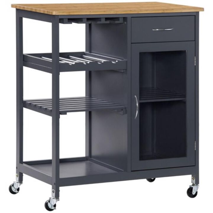 Kitchen Sideboard Storage Cabinet Multi-Functional Coffee Bar & Buffet Cabinet for Kitchen & Dining Room