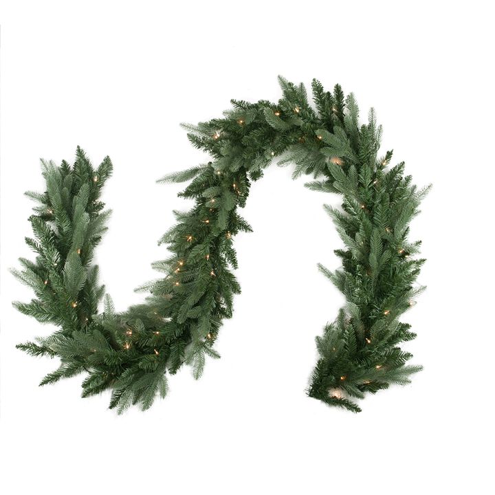 9' x 12" Pre-Lit Washington Frasier Fir Artificial Christmas Garland - Clear Dura-Lit Lights