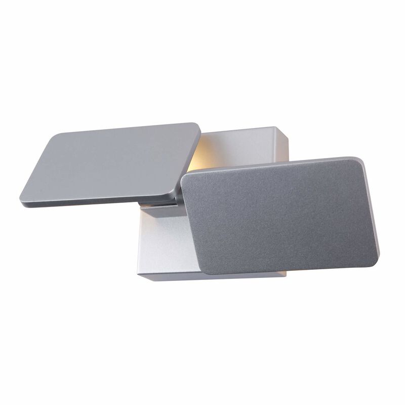 VONN Lighting Rotative Up-Down Integrated LED Wall Sconce Light in Silver