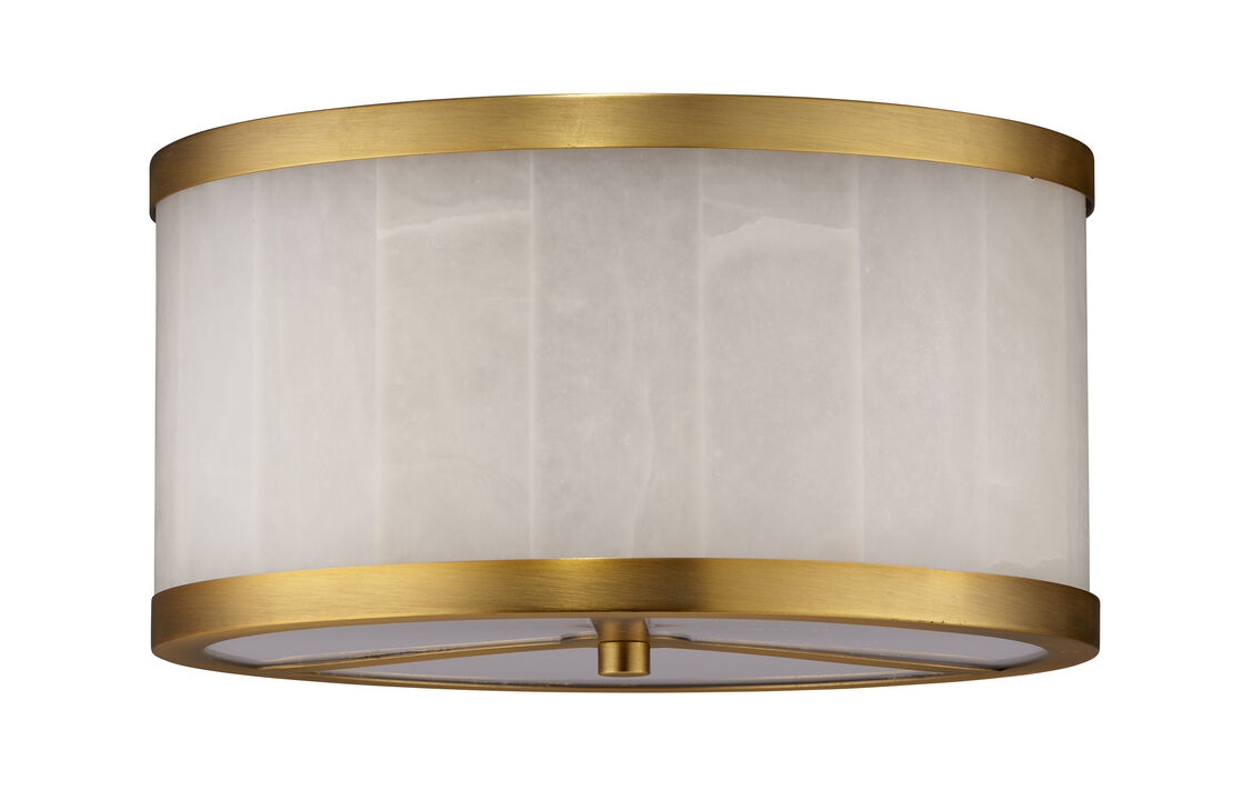 Upsala Alabaster Flush Mount Ceiling Light
