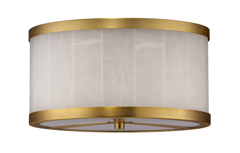 Upsala Alabaster Flush Mount Ceiling Light