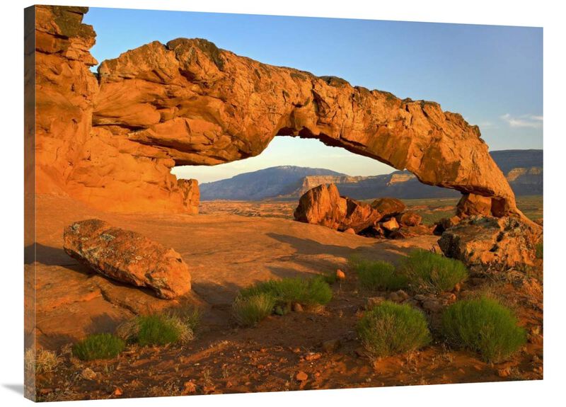 Sunset Arch, Escalante National Monument, Utah-Canvas Art-40x30