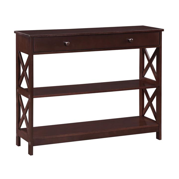 Convience Concept, Inc. Oxford 1 Drawer Console Table with Shelves