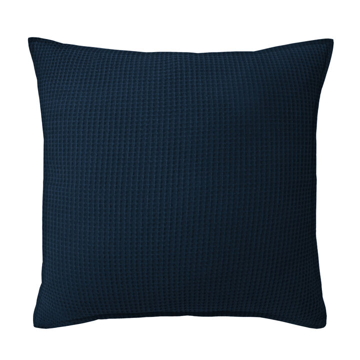 6ix Tailors Fine Linens Classic Waffle Navy Decorative Throw Pillows