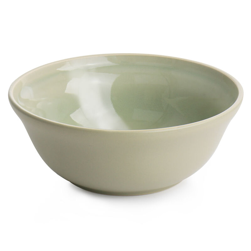 Martha Stewart 12 Piece Reactive Glaze Stoneware Dinnerware Set in Sharkey Grey