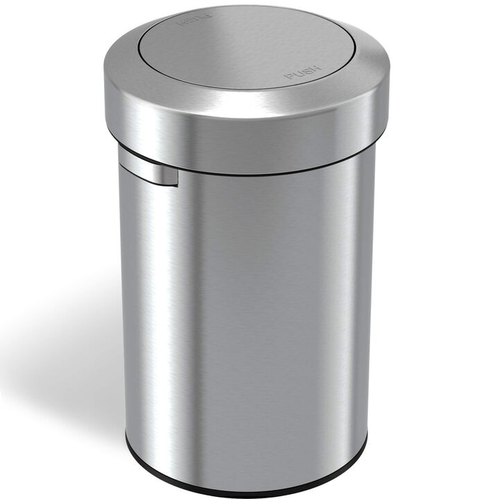 iTouchless 17 Gallon / 64 Liter Titan Swing Top Trash Can
