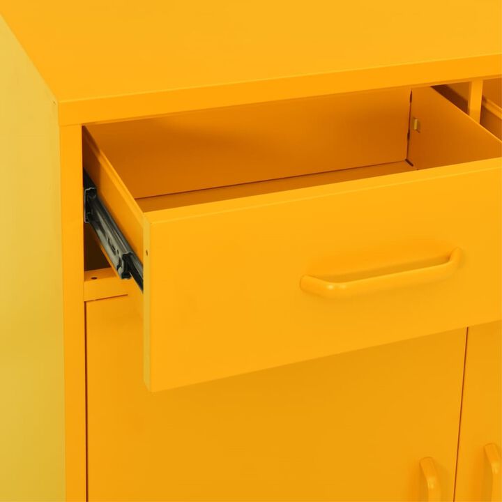 vidaXL Storage Cabinet 31.5"x13.8"x40" Steel