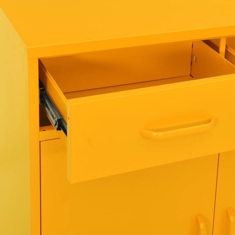 vidaXL Storage Cabinet 31.5"x13.8"x40" Steel