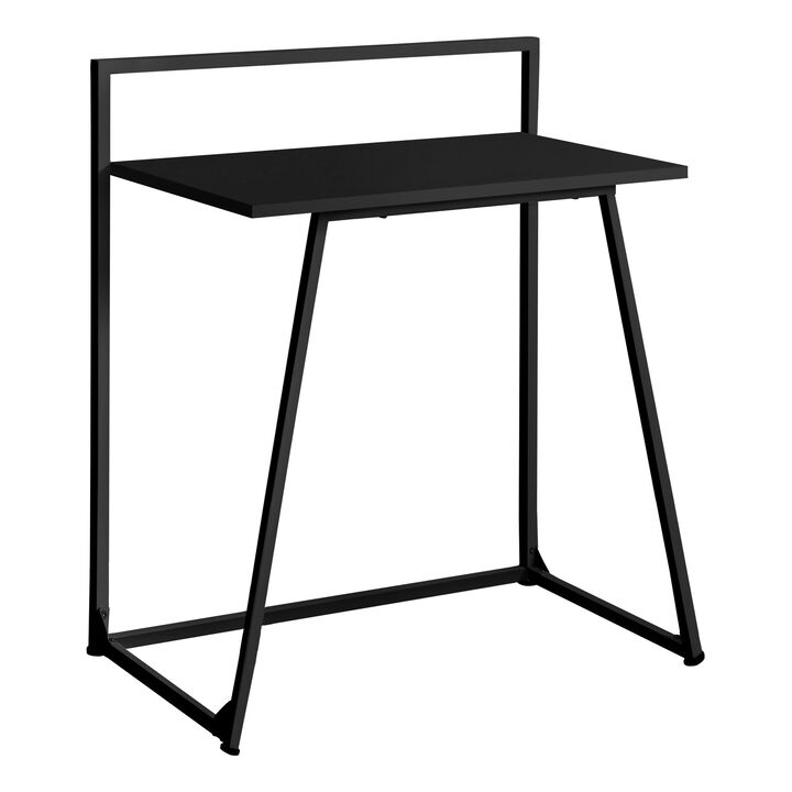Monarch Specialties I 7111 Computer Desk, Home Office, Laptop, 30"L, Work, Metal, Laminate, Black, Contemporary, Modern