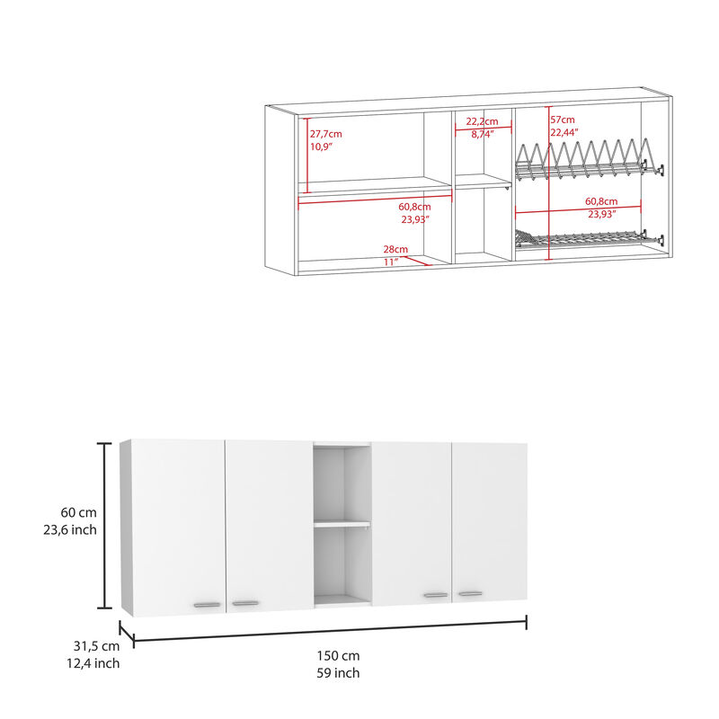 Wall Cabinet Ontario, Kitchen, White