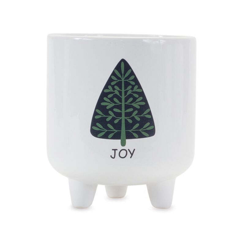Footed Pine Tree Planter (Set of 3)