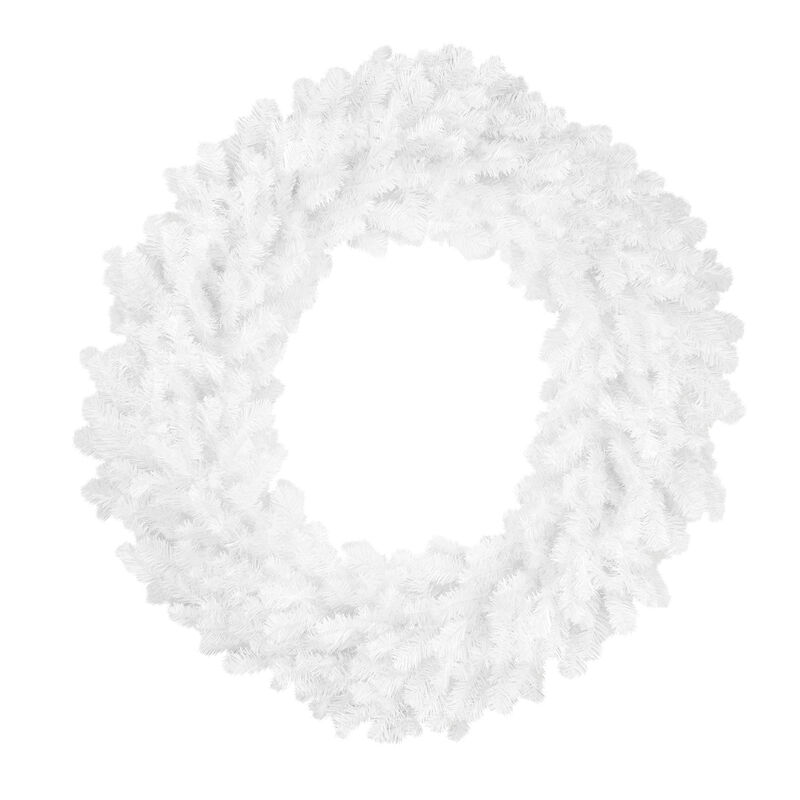 Snow White Pine Artificial Christmas Wreath - 48-Inch  Unlit